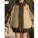 [SENSU Series]★Jacket★ 3color outerwear unisex men's switching corduroy PU casual