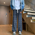 Load image into Gallery viewer, [BIGEMAN Series] ★Denim pants★ 2 colors Bottoms Unisex Men's Casual Simple Easy to match
