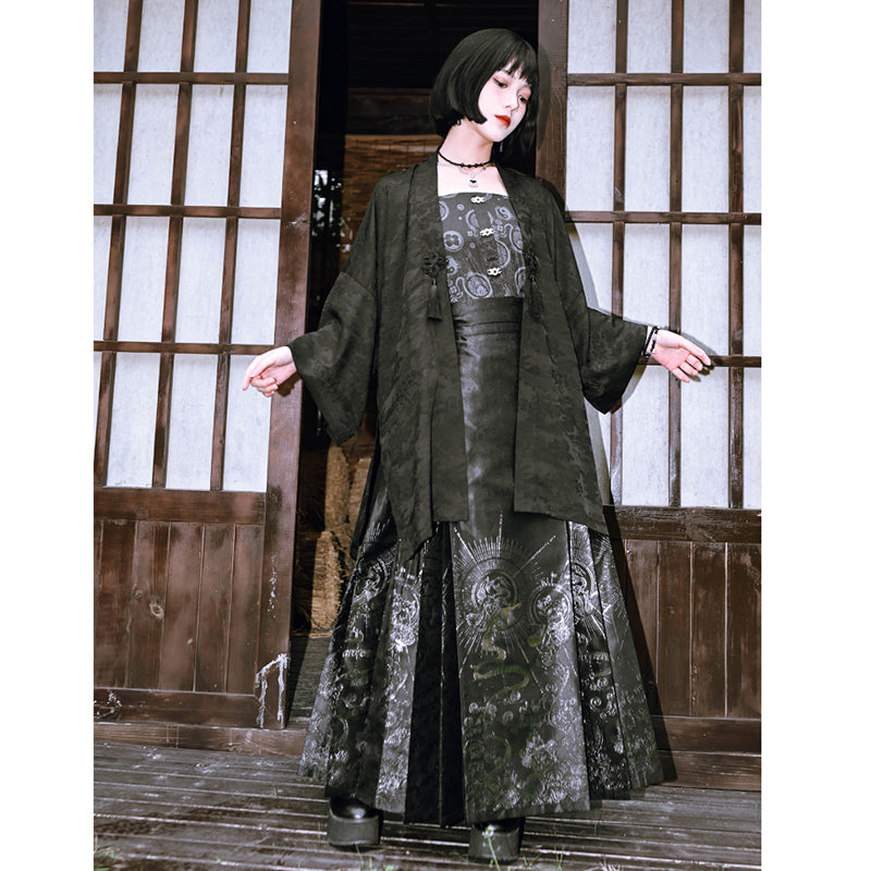 [Kokaisha---Butterfly Gin Series] ★Chinese-style top★ Happi coat, outerwear, unique, embroidered, butterfly, retro, easy to match