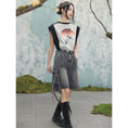 Load image into Gallery viewer, [Big Blue Dragon Series]★China style trousers★Bottoms Gaucho pants Loose Casual Black Black
