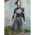 Load image into Gallery viewer, [Big Blue Dragon Series]★China style trousers★Bottoms Gaucho pants Loose Casual Black Black
