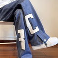 Load image into Gallery viewer, [PPG Series]★Pants★ 4color Casual Pants Bottoms Unisex Men's Large Size Blue Black Red
