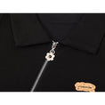 Load image into Gallery viewer, [LHSEN Series]★POLO Shirt★ Tops, Slimming, Stylish, Mini Length, Women's, Black, Black
