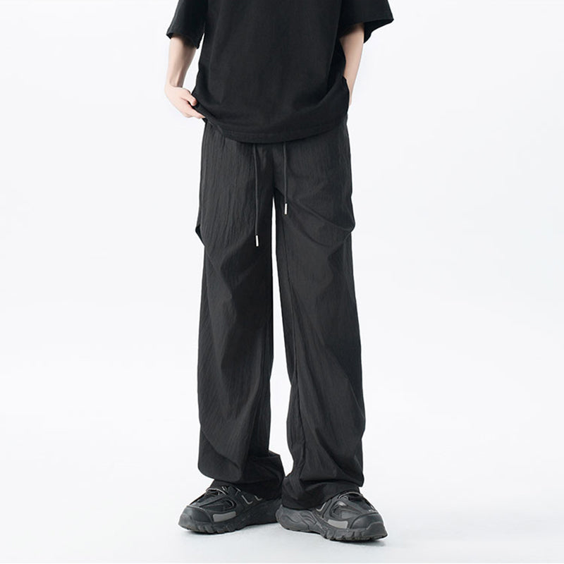 [Vesibo Series] ★Casual pants★ 4 colors Pants Bottoms Unisex Men's Large size Simple