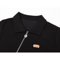 Load image into Gallery viewer, [LHSEN Series]★POLO Shirt★ Tops, Slimming, Stylish, Mini Length, Women's, Black, Black
