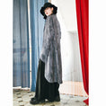 Load image into Gallery viewer, ✿New item! [Kokaisha---Dragon dyeing series] ★China style coat★ Long outerwear, happi coat, outerwear, tie-dye, gray
