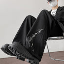 [PPG Series]★China Style Pants★ 2color Casual Pants Gaucho Pants Bottoms Unisex Men's Large Size Black White