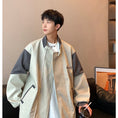 Load image into Gallery viewer, [YHX Series]★Jacket★ 3color Outer PU Switching Unisex Men's Large Size Black Gray Coffee Color
