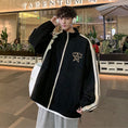 Load image into Gallery viewer, [NANSHI Series] ★Jacket★ 4color Outerwear Unisex Men's Suede Color scheme Vertical stripes Striped pattern Sports style
