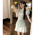 Load image into Gallery viewer, [KELEKE Series] ★Chinese Dress★ Chinese-style dress, short length, fake layered, cute
