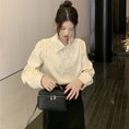 Load image into Gallery viewer, [KEKELI Series]★China style shirt★ 2color tops long sleeve shirt cute easy to match ladies
