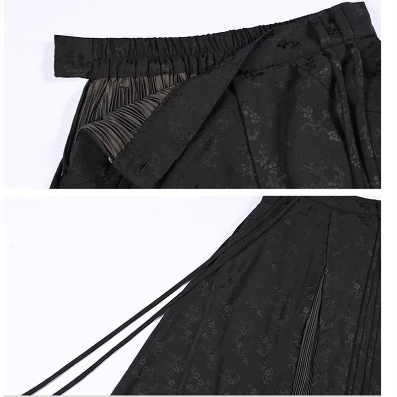 ✿New item! [Kokaisha --- Cloudflies series] ★China style skirt★ Bottoms switching, easy to match, irregular, unique