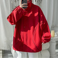 Load image into Gallery viewer, [V37 series]★Jacket★ 3color outerwear unisex men's stand neck black beige red
