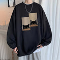 Load image into Gallery viewer, ✿Very popular item! [PPG Series] ★Tops★ 2color Regular type or brushed lining type Unisex Men's Sweatshirt Cat Cat Cat Cute
