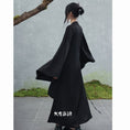 Load image into Gallery viewer, ✿New item! [Da Qinglong Shu Series]★Chinese style dress★ Belted dress Hanfu dress V neck long length Black Black
