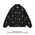 Load image into Gallery viewer, [Fleeing Earth Series]★Jacket★ 2color Outerwear Black Apricot Floral Pattern Ladies Cute
