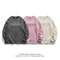 Load image into Gallery viewer, [Satoru Series]★Tops★ 3color Sweatshirt Embroidery Rose Unisex Men's Gray Apricot Pink
