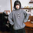 Load image into Gallery viewer, ✿New item! [Kokaisha --- Kenkon Series] ★China style tops★ 2color embroidery sweatshirt original casual gray
