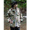 Load image into Gallery viewer, [OULANGSEN Series] ★Jacket★ Outerwear Unisex Men's Large Size Floral Pattern Retro Casual
