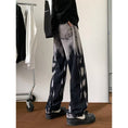 Load image into Gallery viewer, [LGH Series] ★Denim Pants★ Bottoms Pants Unisex Men's Tie-dye Stylish Black Black Jeans
