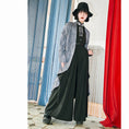 Load image into Gallery viewer, ✿New item! [Kokaisha---Dragon dyeing series] ★China style coat★ Long outerwear, happi coat, outerwear, tie-dye, gray
