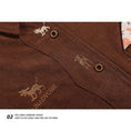 Load image into Gallery viewer, [YOYO Series]★Shirt★ 2color long sleeve shirt corduroy unisex men's cartoon apricot coffee color
