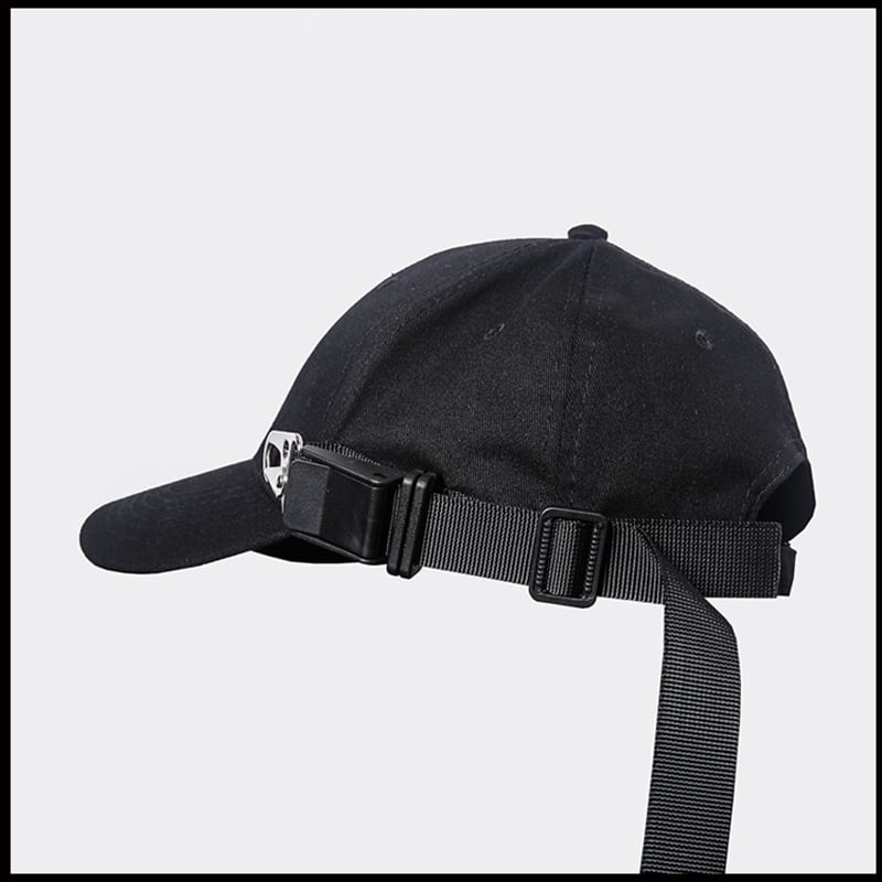 [WL Series] ★Hat★ Unisex Women's Men's Easy to match Harajuku style Black Black Cool