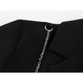 Load image into Gallery viewer, [LHSEN Series] ★Outerwear★ Blazer Casual With Chain Easy to Match Design Stylish Black
