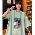 Gallery viewerに画像を読み込む, 【PPGシリーズ】★Tシャツ★ 5color トップス 半袖 男女兼用 メンズ 大きいサイズ スエード 人物
