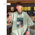 Gallery viewerに画像を読み込む, 【PPGシリーズ】★Tシャツ★ 5color トップス 半袖 男女兼用 メンズ 大きいサイズ スエード 人物
