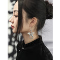 Load image into Gallery viewer, [Small Blue Dragon Series] ★China style earring★ Pair of earrings, accessories, ladies, improves temperament, dragon, dragon pattern, retro
