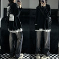 Load image into Gallery viewer, [SEVEN 7 Series]★Denim Pants★ Trousers Bottoms Unisex Men's Black Gray Jeans Easy to Match
