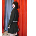 Load image into Gallery viewer, ✿New item! [Kokaisha --- Kaiten Series] ★China style outerwear★ Blazer, short length, embroidery, easy to match, black, black
