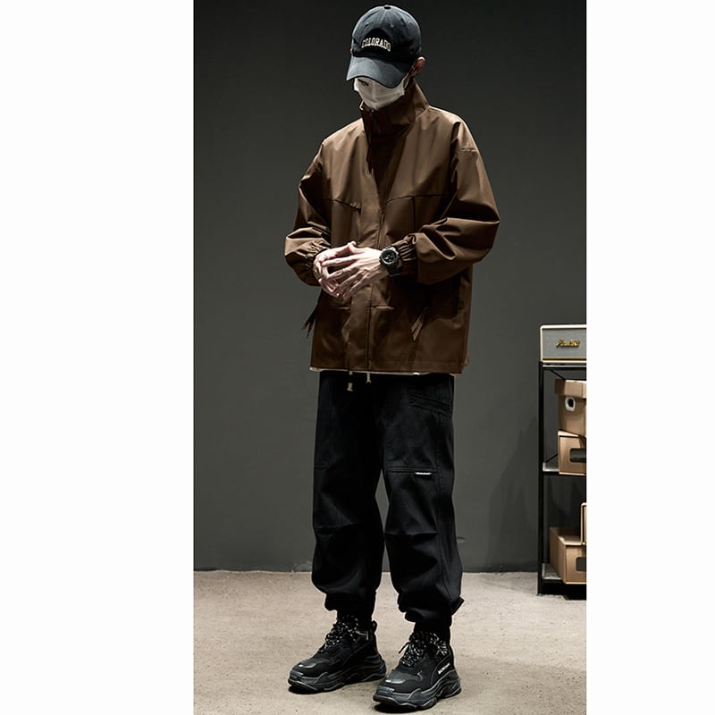 [SZON Series]★Jacket★ 5color Outerwear Unisex Men's Plain Casual Simple Easy to Match