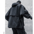 Load image into Gallery viewer, [WL Series] ★Jacket★ Outerwear with hood, unisex, men's black, easy to match with design.
