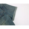 Load image into Gallery viewer, [LHSEN series] ★Chinese-style top★ Outerwear, denim, easy to match, Chinese buttons, blue
