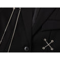 Load image into Gallery viewer, [LHSEN Series]★Outer★ Blazer Jacket Short Length with Metal Chain Ladies
