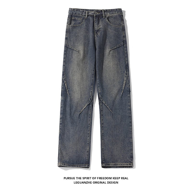 ✿New item! [BIGEMAN Series]★Pants★ 3color Denim Pants Bottoms Unisex Men's Large Size Jeans