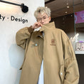 Load image into Gallery viewer, [PPG Series]★Jacket★ 2color outerwear casual unisex men's color scheme khaki brown white
