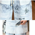 Load image into Gallery viewer, [WUSHE Series] ★Chinese style set up★ 3 colors Shirt + shorts Unisex Men's Large size Cool
