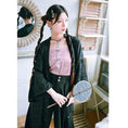 Load image into Gallery viewer, [Kokaisha---Butterfly Gin Series] ★Chinese-style top★ Happi coat, outerwear, unique, embroidered, butterfly, retro, easy to match
