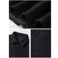 Load image into Gallery viewer, [OOPSJOYCE Series]★Shirt★ Tops Long Sleeve Shirt Corduroy Simple Black Black ML XL 2XL
