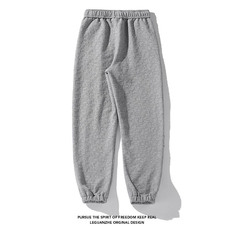 ✿New item! [BIGEMAN Series]★Casual Pants★ 2color Pants Bottoms Unisex Men's Large Size Black Gray Alphabet