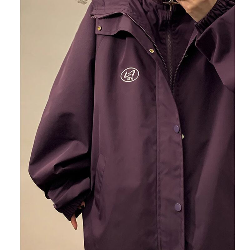 [CHAOMEICHEN Series]★Jacket★ 4color Outerwear Faux Layered Unisex Men's Large Size