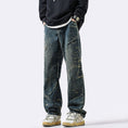 Load image into Gallery viewer, [DUFENG Series]★Denim Pants★ 2color Pants Bottoms Unisex Men's Black Blue Stylish
