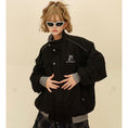 Load image into Gallery viewer, [PMFIVEE Series]★Jacket★ 2color Outerwear Unisex Men's Stand Neck Suede Black Brown
