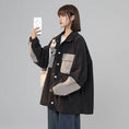 Load image into Gallery viewer, [Fujiiman Series] ★Jacket★ 3color outerwear unisex men's color scheme green blue black
