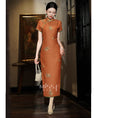 Load image into Gallery viewer, [MISS.F Series]★Cheongsam dress★ Improve your temperament Chinese style dress for ladies, parties, weddings
