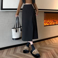 Load image into Gallery viewer, [Rin Le Series] ★Chinese style skirt★ Pants Chinese button Chinese clothing Black Black slimming women's
