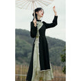 Load image into Gallery viewer, [Hanamori Series]★Chinese style dress★ Improved Chinese dress, fake layered, cute Chinese clothing
